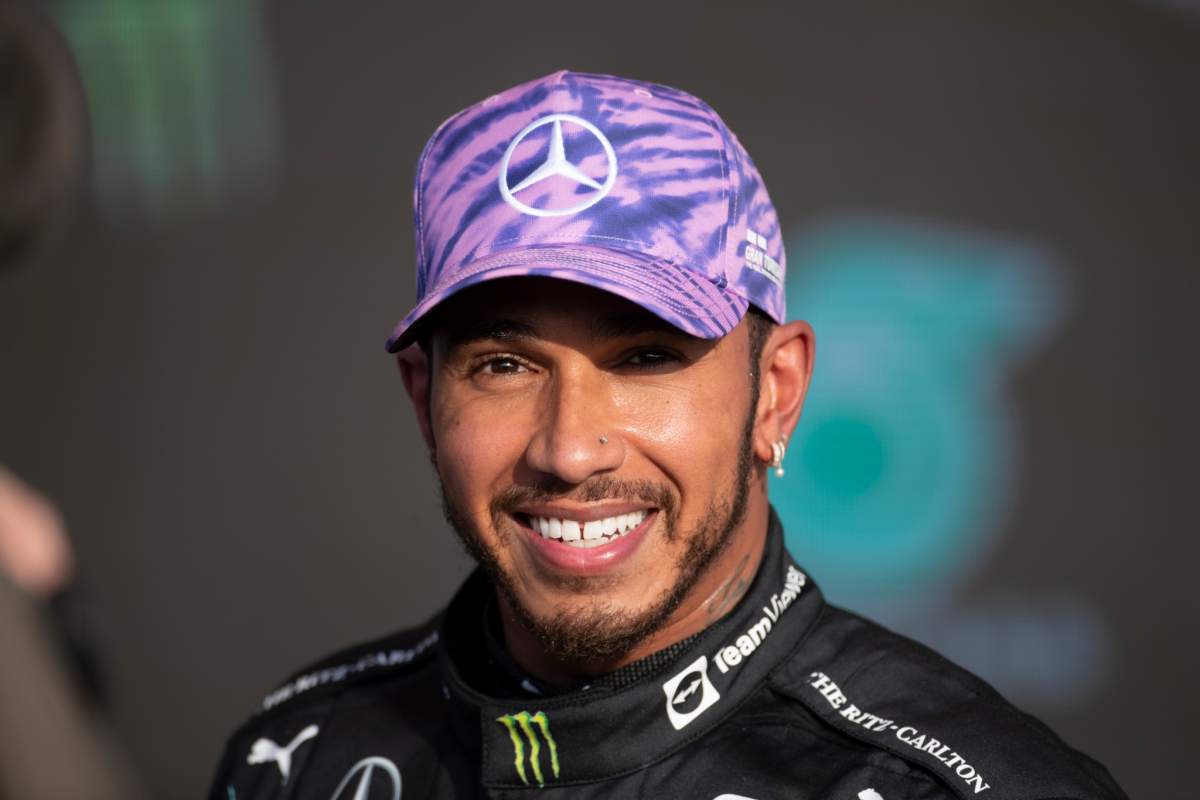 mercedes f1 cap purple