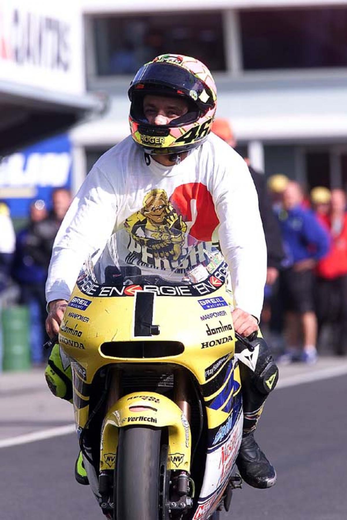 valentino rossi first 500cc win