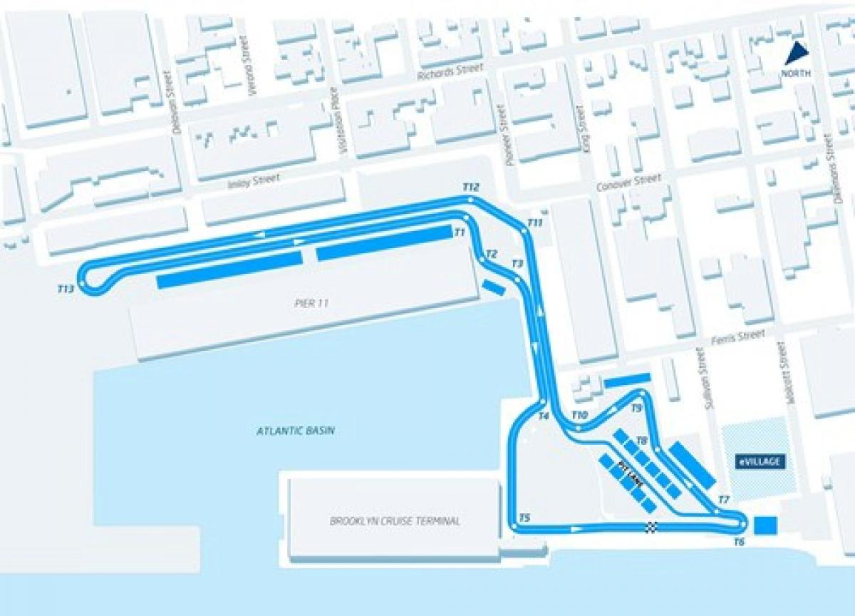 Formula E Reveals New York City Circuit Map Formula E News