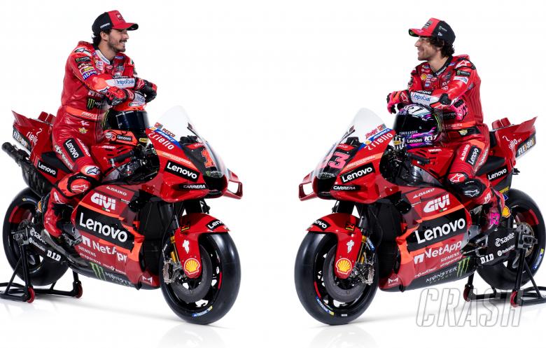 Ducati&#039;s 2023 MotoGP livery Francesco Bagnaia, Enea Bastianini