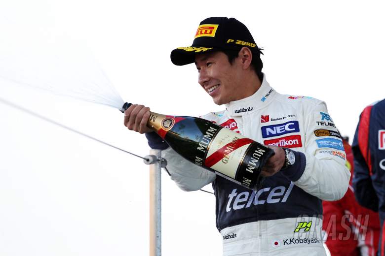 小林尊是最后一位站在领奖台上参加F1比赛的日本车手。