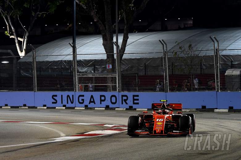 Leclerc takes third straight F1 pole after Singapore Q3 stunner
