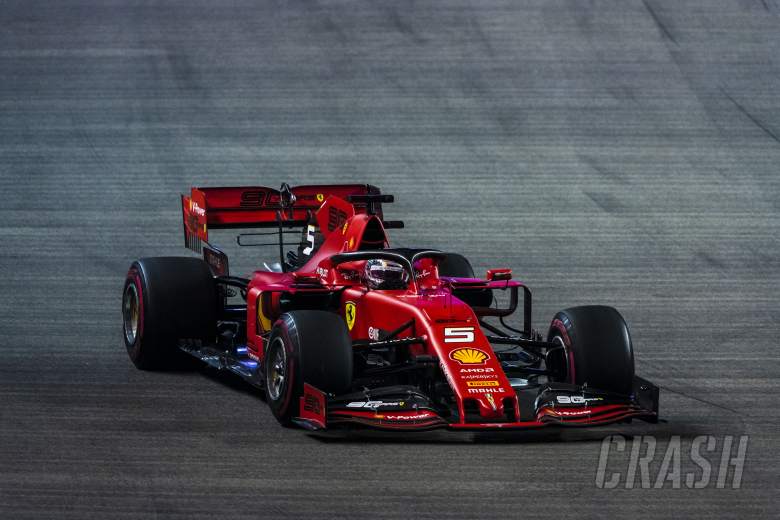 Vettel takes Singapore victory as Ferrari strategy frustrates Leclerc