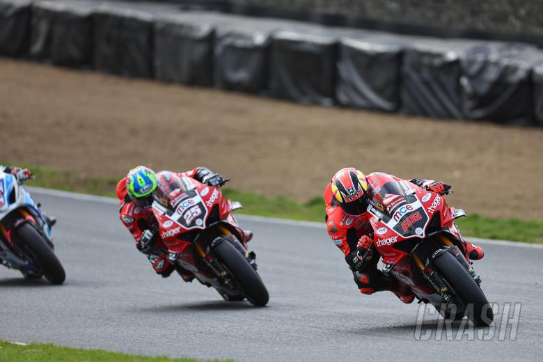 Tom Sykes, Josh Brookes, MCE Ducati BSB Brands Hatch