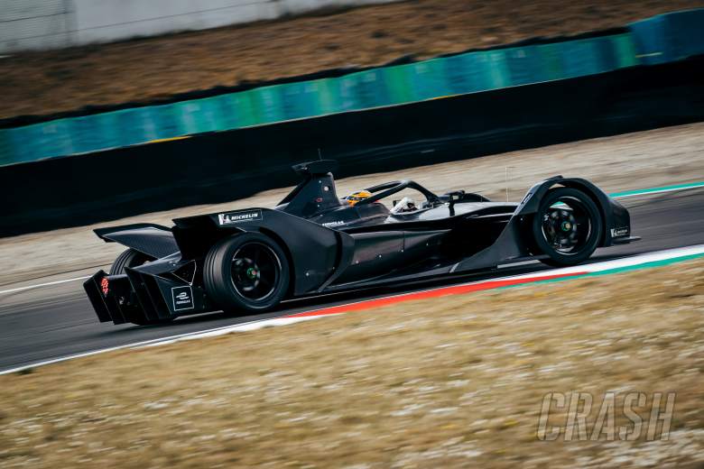 Mercedes' Formula E car makes track debut