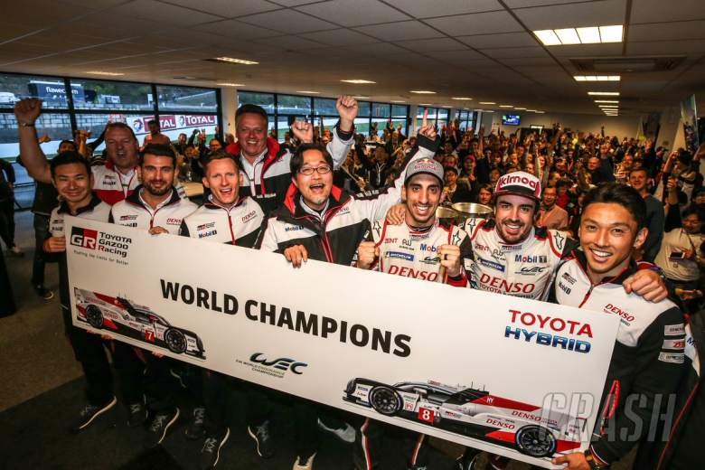 Toyota, Porsche celebrate WEC title success at Spa
