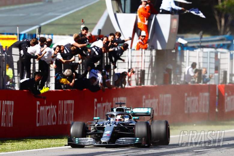 Hamilton goes lights-to-flag for Spanish GP win
