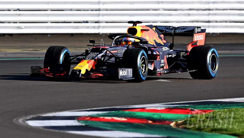 Verstappen debutnya Red Bull RB16 di Silverstone shakedown