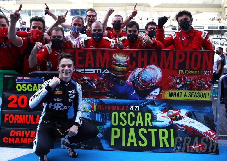 Piastri crowned 2021 Formula 2 champion as Daruvala wins first Abu Dhabi sprint