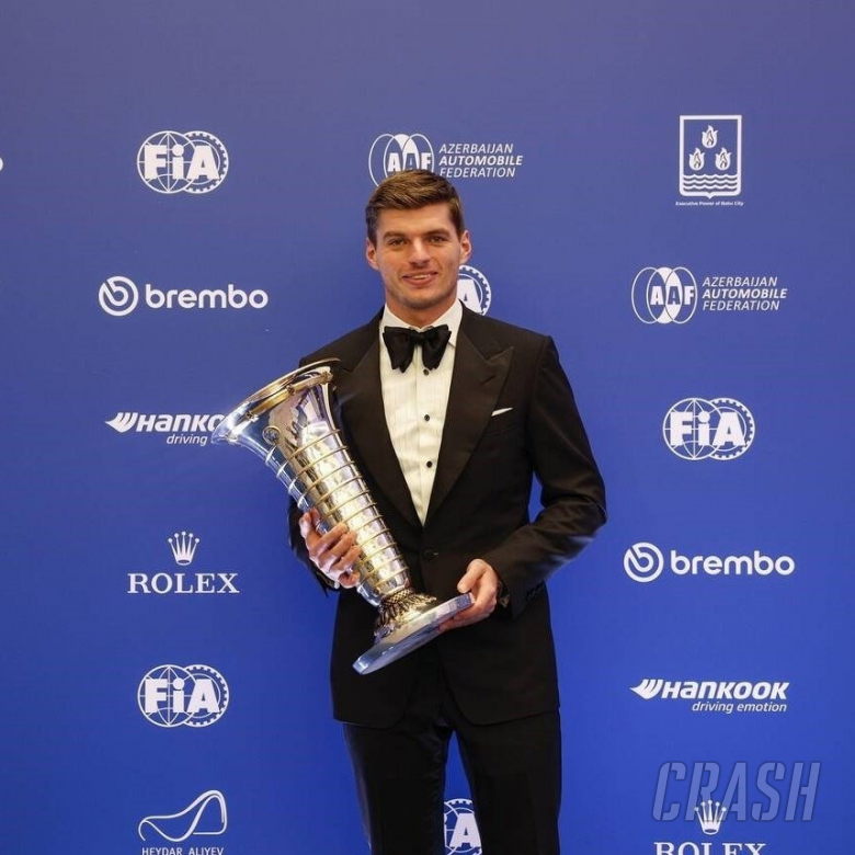 Verstappen officially crowned 2023 F1 champion at FIA prize-giving gala