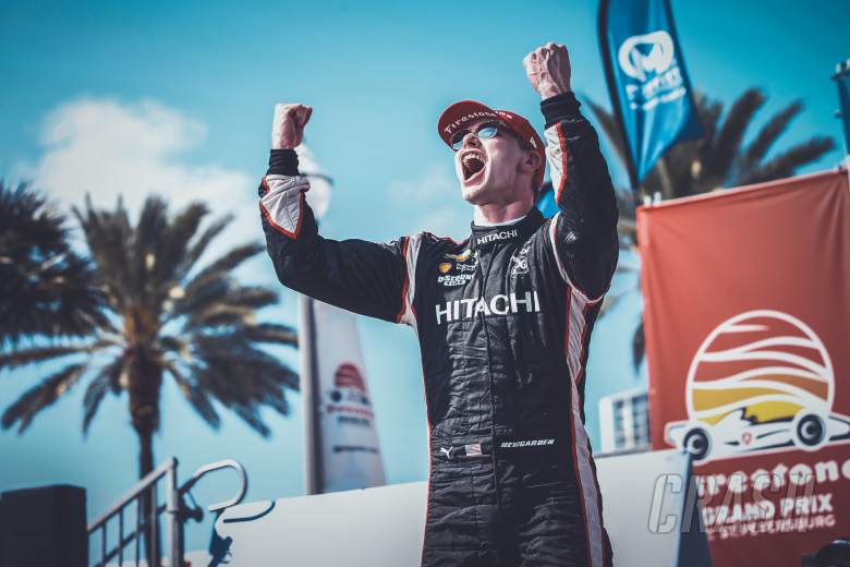 Newgarden fights through to St. Petersburg IndyCar victory