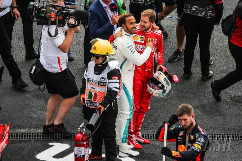 Hamilton reveals what Vettel said to him after title win