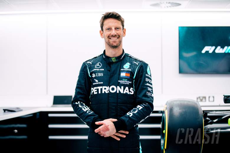 Mercedes Tunda Tes Perpisahan Romain Grosjean di Paul Ricard