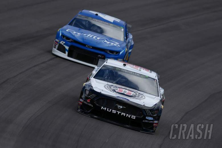 Harvick masters stage 1 at Vegas