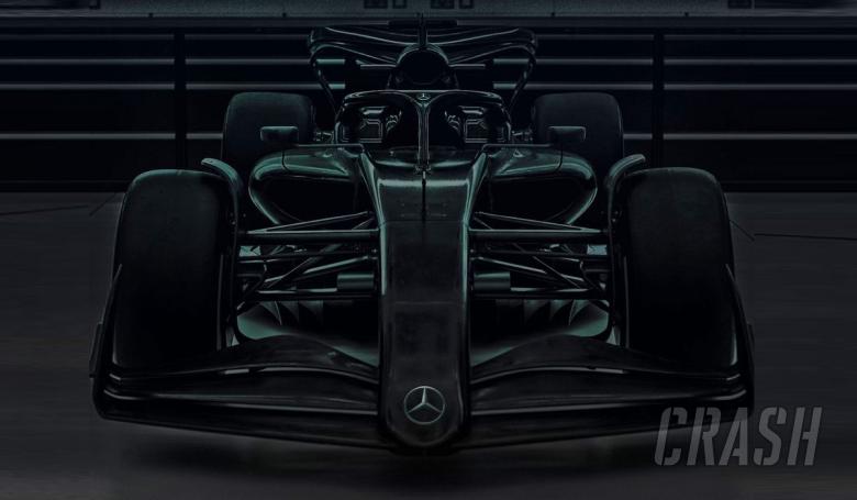 Mercedes teases image of F1 car for 2022 rules overhaul