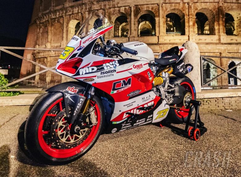 CM Racing Ducati present 2022 WorldSSP colours for Kofler