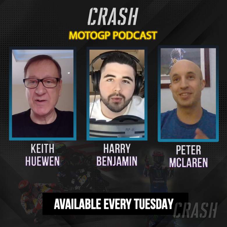 Crash.net MotoGP Podcast与Keith Huewen：两个轮子为生命，听众QS