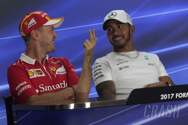 Lewis Hamilton, Sebastian Vettel,