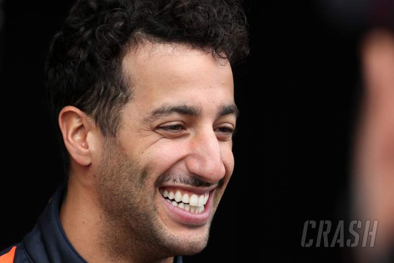 Ricciardo makes first Renault F1 appearance