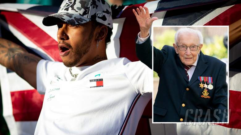 Captain Tom Moore tips 'young man' Lewis Hamilton for seventh F1 title