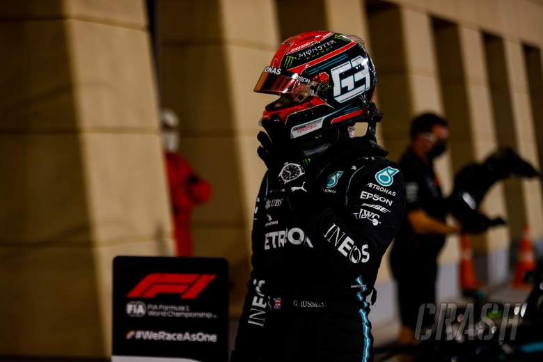 Russell "gutted" to miss out on F1 pole in "alien" Mercedes car
