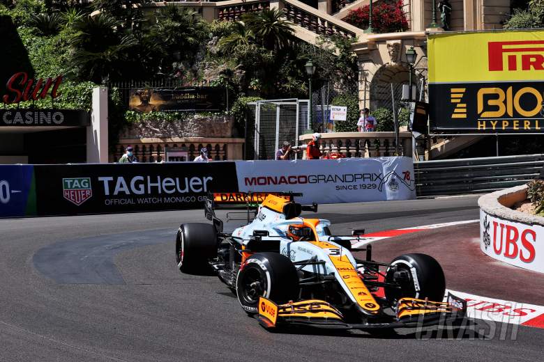 F1 21 Monaco Grand Prix Free Practice Results 1