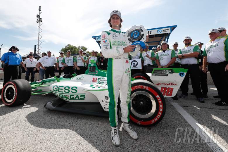 Colton Herta takes maiden IndyCar pole at Road America