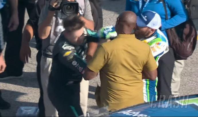 Punches Thrown as Ross Chastain, Noah Gragson Fight at Kansas NASCAR Race