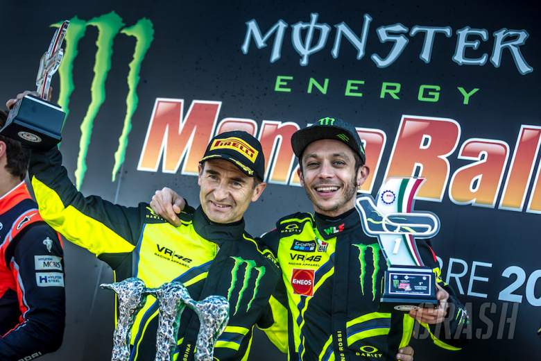Rossi overcomes penalty for record Monza Rally win