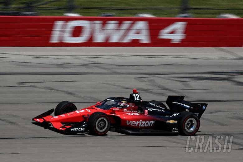 Will Power Leads Iowa Double Header Practice Session