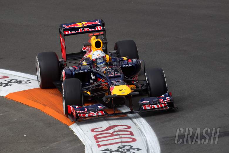 22.06.2012- Free Practice 1, Sebastian Vettel (GER) Red Bull Racing RB8