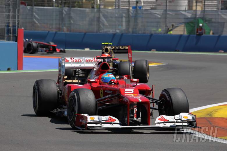 24.06.2012- Race, Fernando Alonso (ESP) Scuderia Ferrari F2012