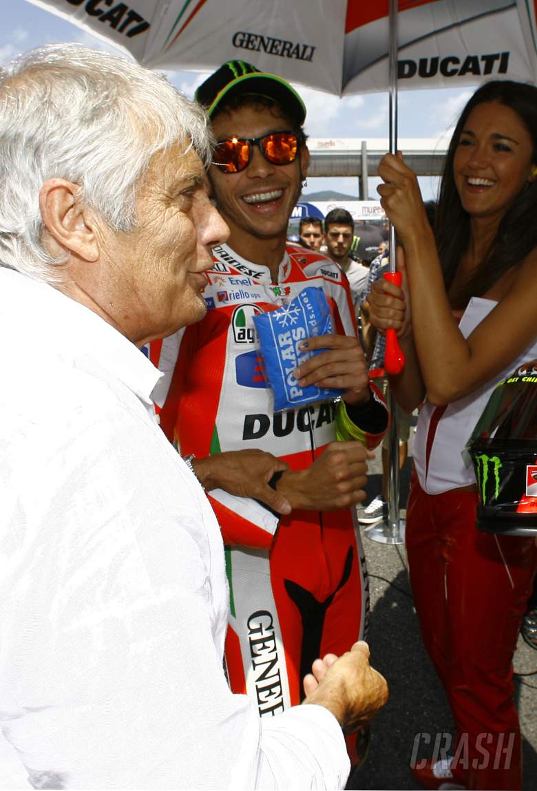 Agostini and Rossi, Italian MotoGP 2012