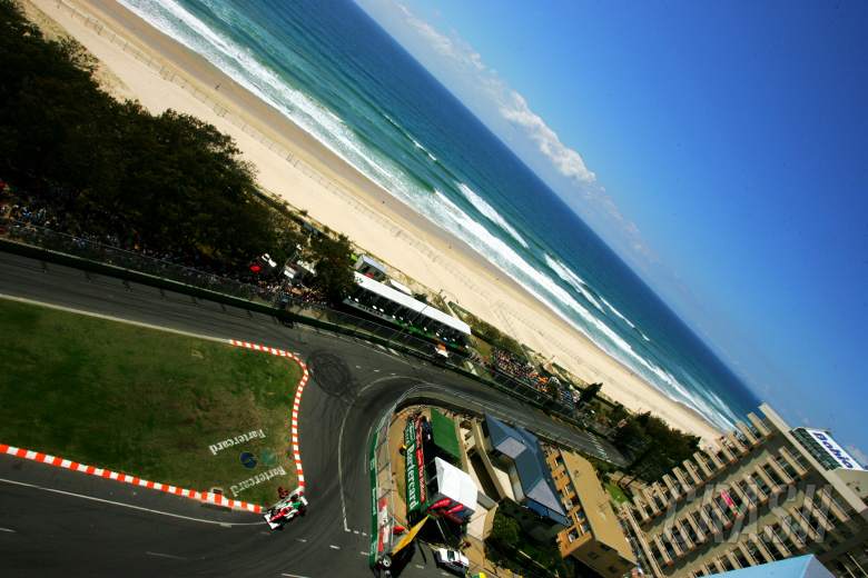 Gold Coast track and ocean
