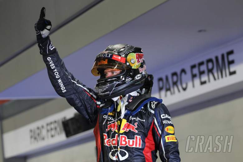 23.09.2012 - Race, Sebastian Vettel (GER) Red Bull Racing RB8
