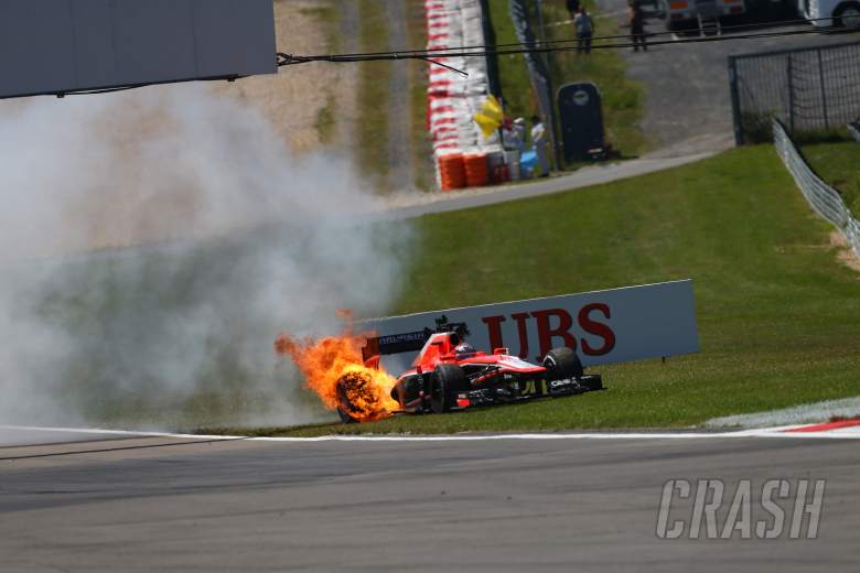 07.07.2013- Race, Jules Bianchi (FRA) Marussia F1 Team MR02