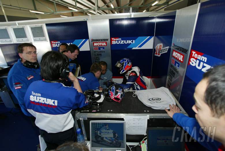 Kenny Roberts with team Suzuki, South African MotoGP 2004