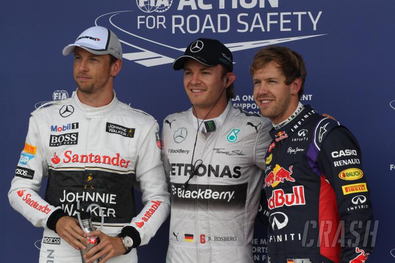 Rosberg takes pole as Hamilton falters