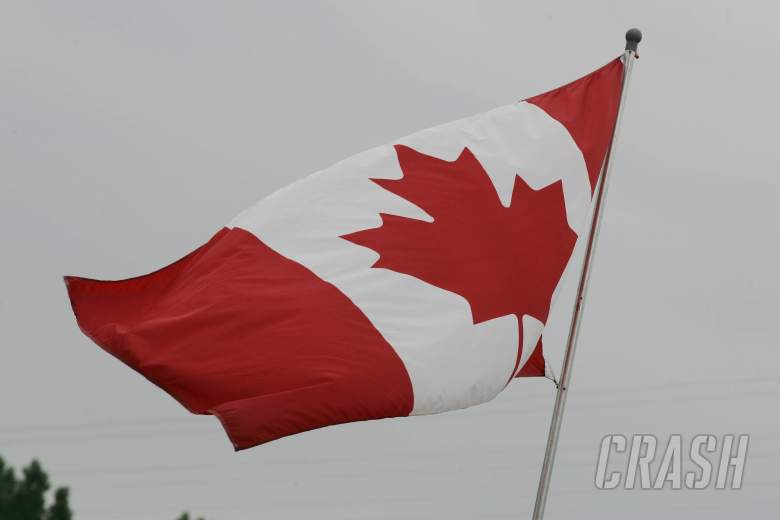 22.06.2006 Montreal, Canada, Canadian Flag flies in the paddock - Formula 1 World Championship, Rd 9