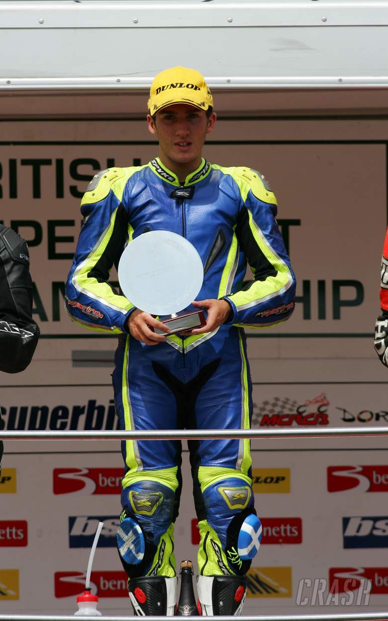supersport cup podium bsb 2006 knockhill sunday 16/07/06 pete spalding