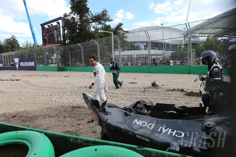 Alonso's Melbourne smash peaked at 46G, FIA confirms