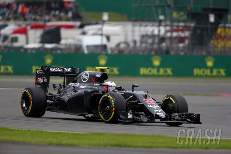 Rear wing issue continues Button Silverstone curse