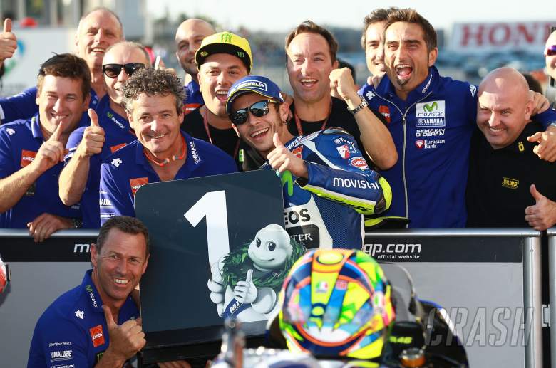 Rossi on pole as Marquez fluffs lines