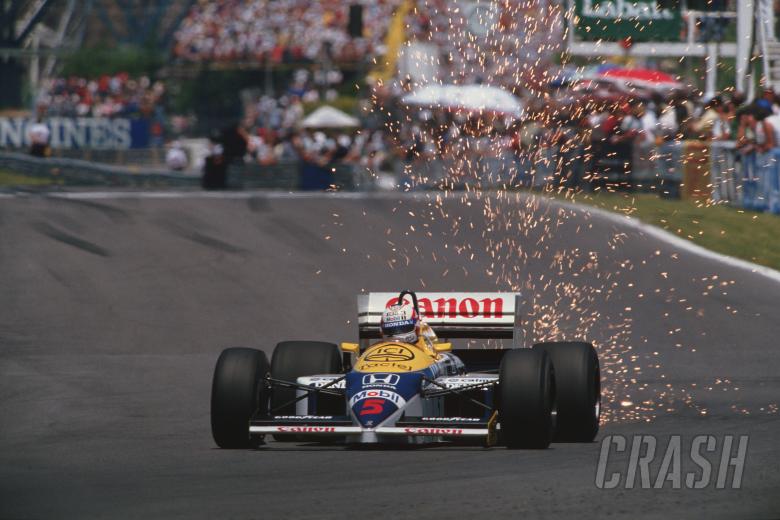 1986 Formula One World Championship.Nigel Mansell (GB), Canon Williams Honda FW11.Canadian Grand Pri