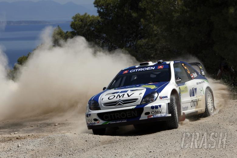 Manfred Stohl (AUT) / Ilka Minor (AUT), OMV Kronos Citroen Xsara WRC. Acropolis Rally of Greece, 31s