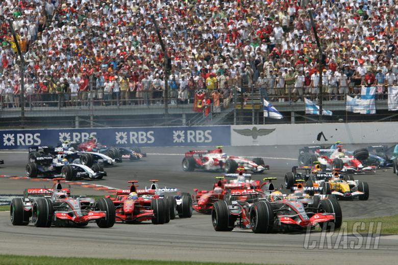 Start, Indianapolis F1, USA, 2007