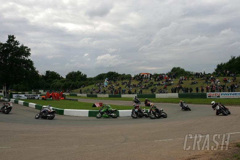 2007 British Superbike Championship, Round 9, Mallory Park, UK, 22nd July 2007; KTM Race Start