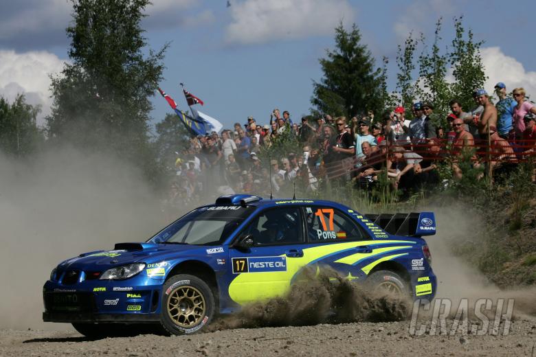 Xavier Pons (ESP) / Xavier Amigo (ESP), Subaru WRT Impreza WRC 2006. Rally Finland, 2nd-5th August 2