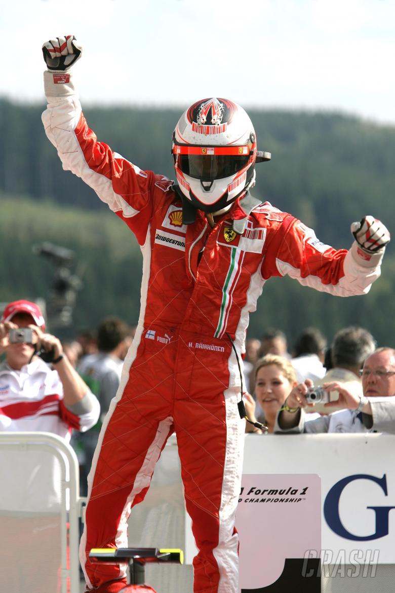 Kimi Raikkonen (FIN) Ferrari F2007, Belgian F1, Spa, 14-16th, September 2007