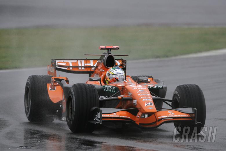 Adrian Sutil (GER) Etihad Aldar Spyker Formula One Team F8-V11, Japanese F1, Fuji, 28-30th, Septembe
